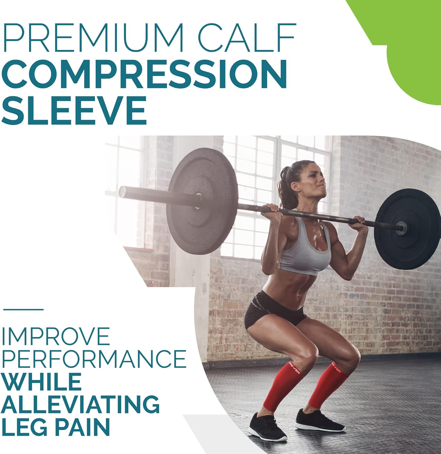 Run Forever Calf Compression Sleeves for Men and Women - Leg Compression Sleeve - Footless Compression Socks for runners - Image 3