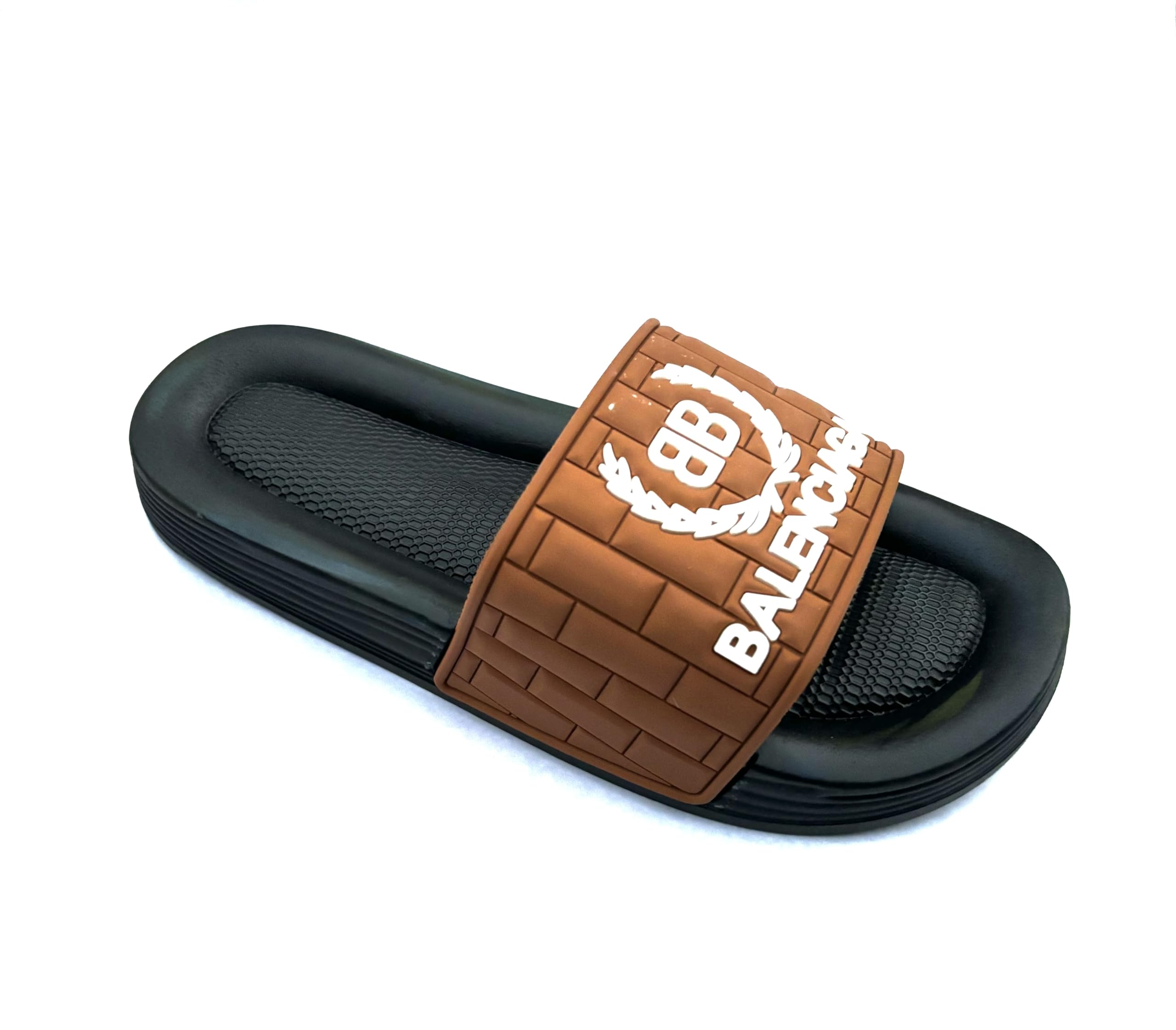 Mens Imported brown sliders, Soft Rubber Sole, Black (9) (B0D1VSVNFD) Amazon Price History, Amazon Price Tracker