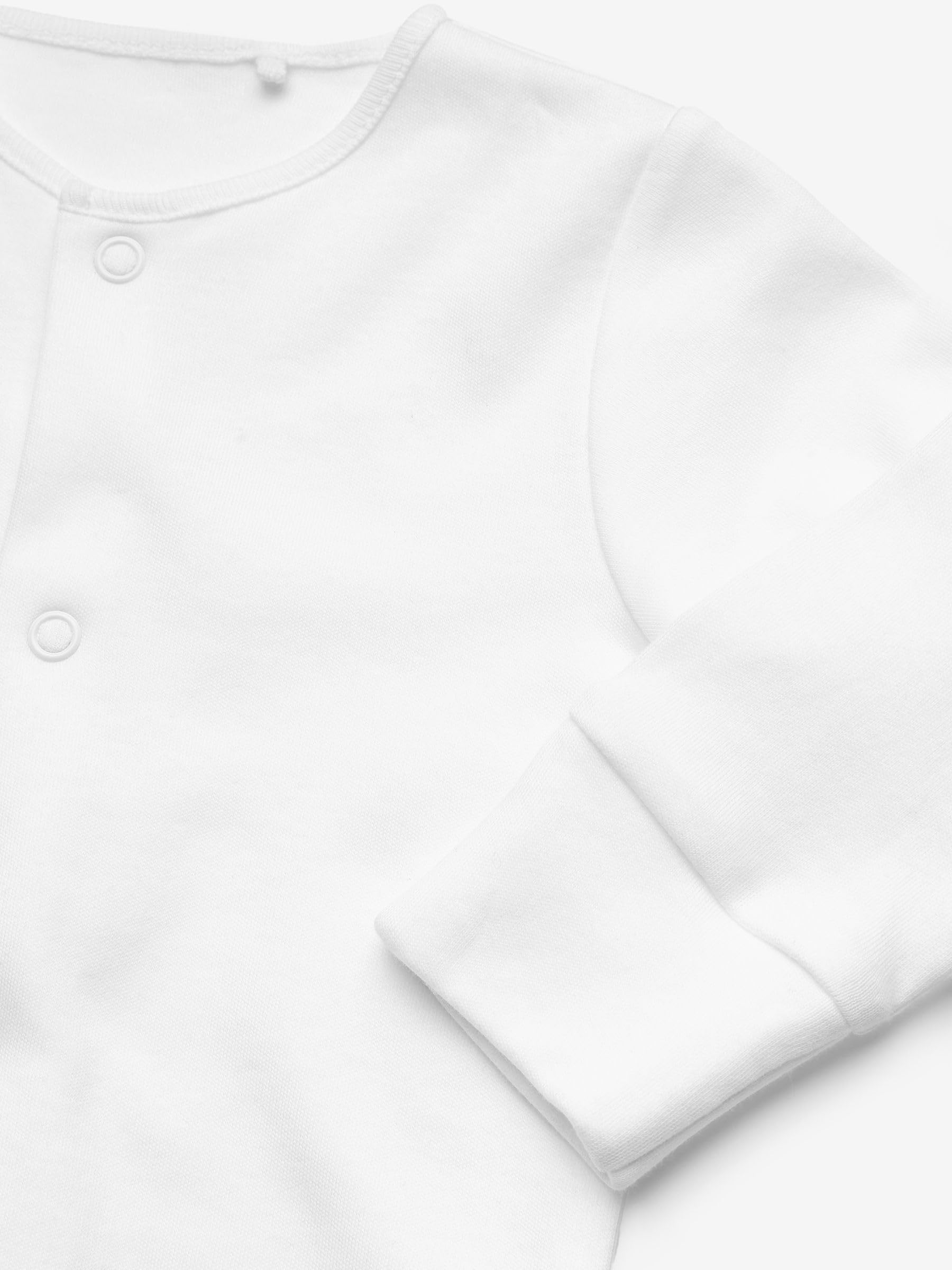 next Baby - Pijama básico para niño (5 unidades) Blanco 3-6 Meses