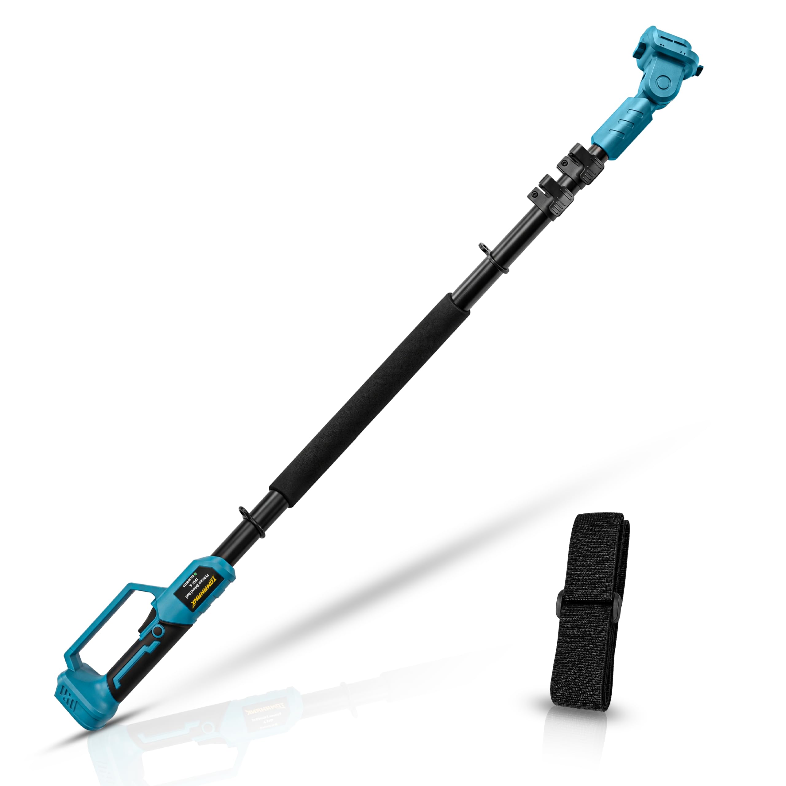 TOMAHAWK® Telescopic Pole Pruner – Adjustable 4.1ft to 7.21ft | Lightweight Aluminum Rod | Compatible with Cordless Chain Saws Machine | Non-Slip Handle for High & Low Branch Cutting-image-29