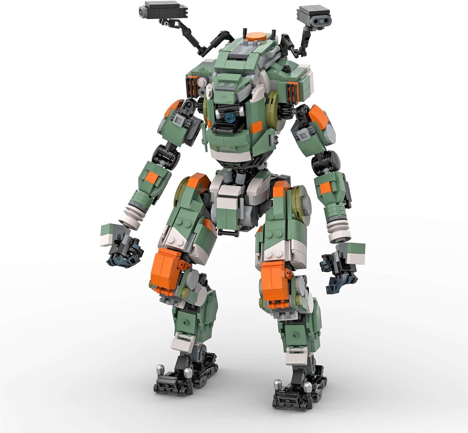 DIY Model Building Blocks Set for Vanguard-Class Titan BT-7274 Mecha,1077 Pieces Bricks Toys, Collectibles Gift Kit for Ages 16+
