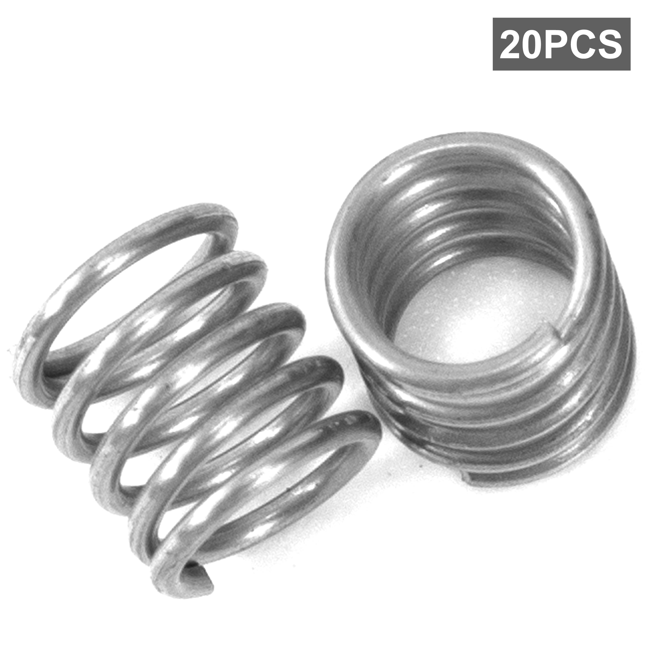 GUNGY Ressort De Compression 25mm Ressorts Compression En Acier Inoxydable Diamu00e8tre Du Fil 1,2mm Diamu00e8tre Extu00e9rieur 10mm Force Du Ressort 4,5KG 10