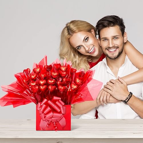 Miniatura 9 de Giiffu Rollo de celofán iridiscente de 34 pulgadas de ancho x 50 pies de largo, violonchelo colorido perfecto para cestas, regalos, regalos,