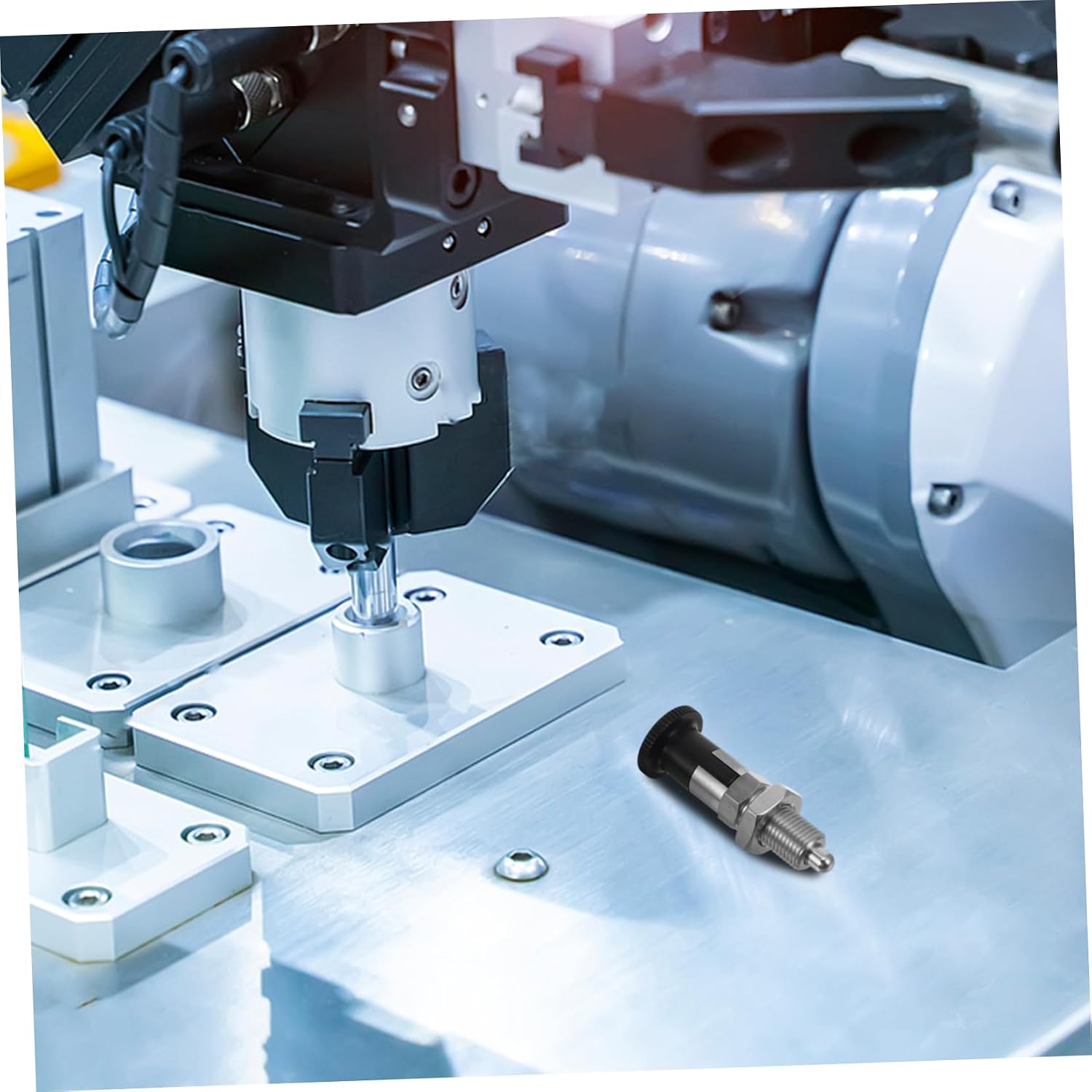 Stainless Steel Self-Locking Spring Plunger Knob for Versatile Applications Spring-Loaded Design for Easy Installation and Removal for Mechanical and Industrial Use