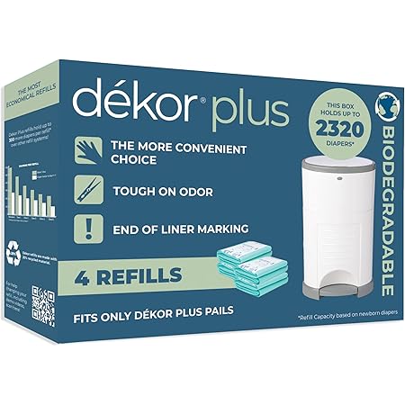 Diaper Dekor Eko Plus Diaper Pail Refill - 2pk