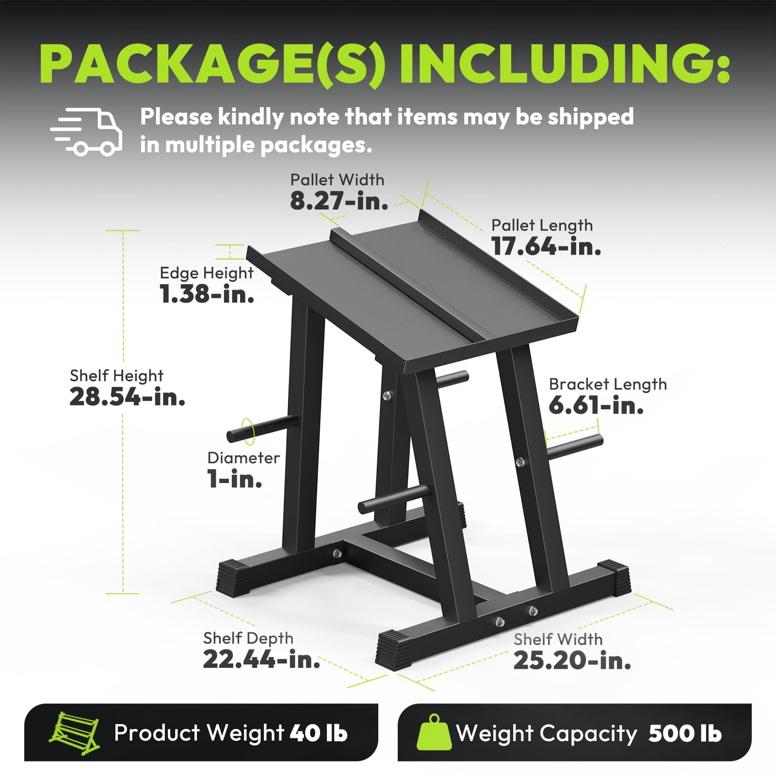 HANDBODE Adjustable Dumbbell Rack with Plate Storage, 500 lb Capacity, Space-Saving Storage Organizer for Classic Dumbbells, Power Block Dumbbells & Loose Weight Plates, Heavy Duty Column Stand for Home Gym