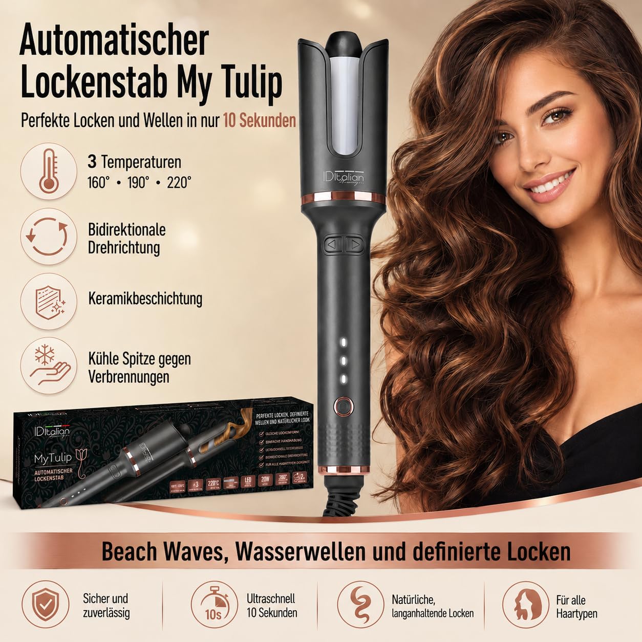 MyTulip Automatischer Lockenstab
