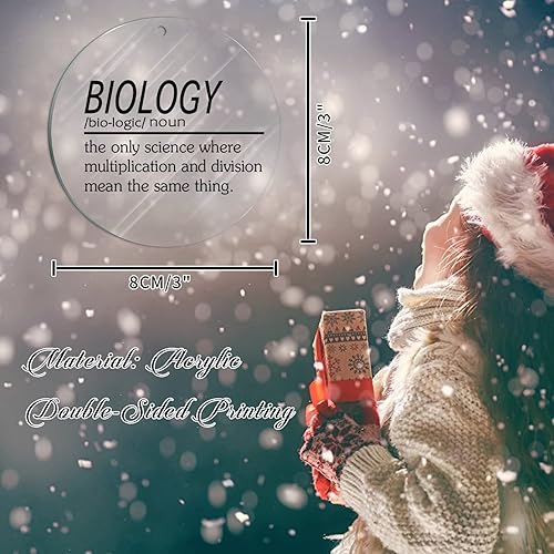 Miniatura 2 de Definición de sustantivo biológico adorno colgante de Navidad definición de biología adornos acrílicos para decoraciones de Navidad definición de