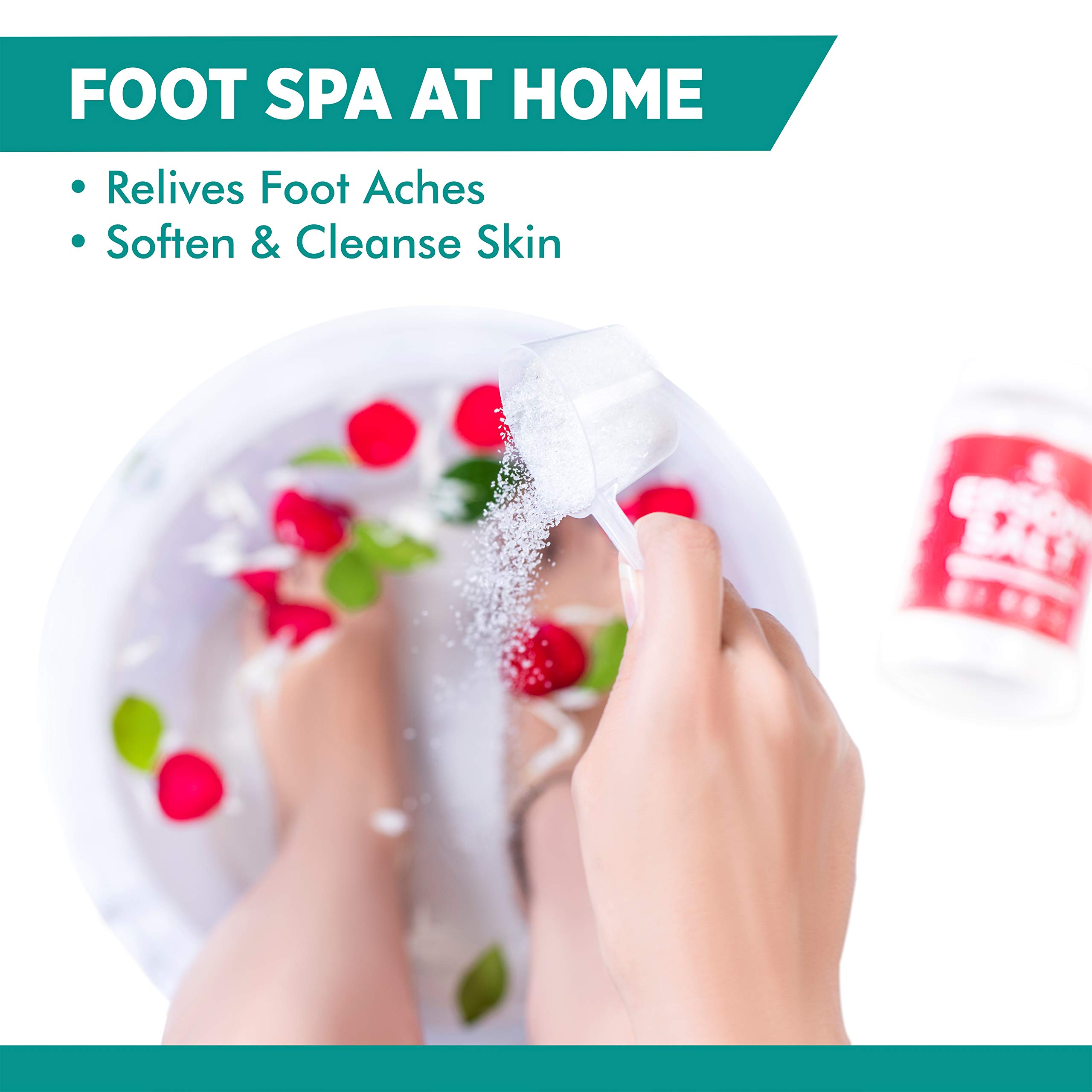 MY ARMOR Epsom Bath Salt, Pure USP Grade Salt , Relieves Muscle Aches and Pain , good for