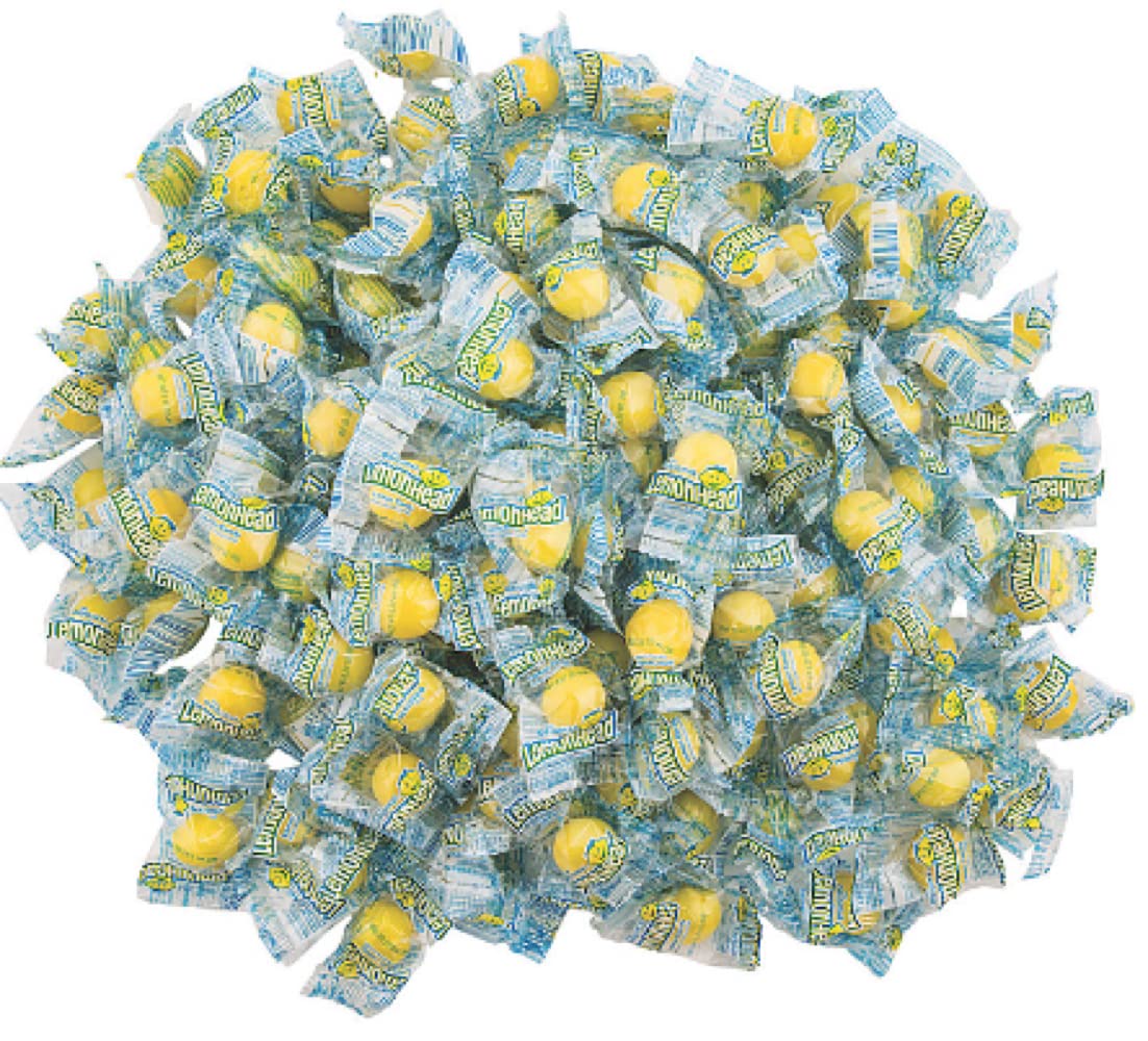 Boost Box Sweets Lemonheads Hard Candy Individually Wrapped Bulk