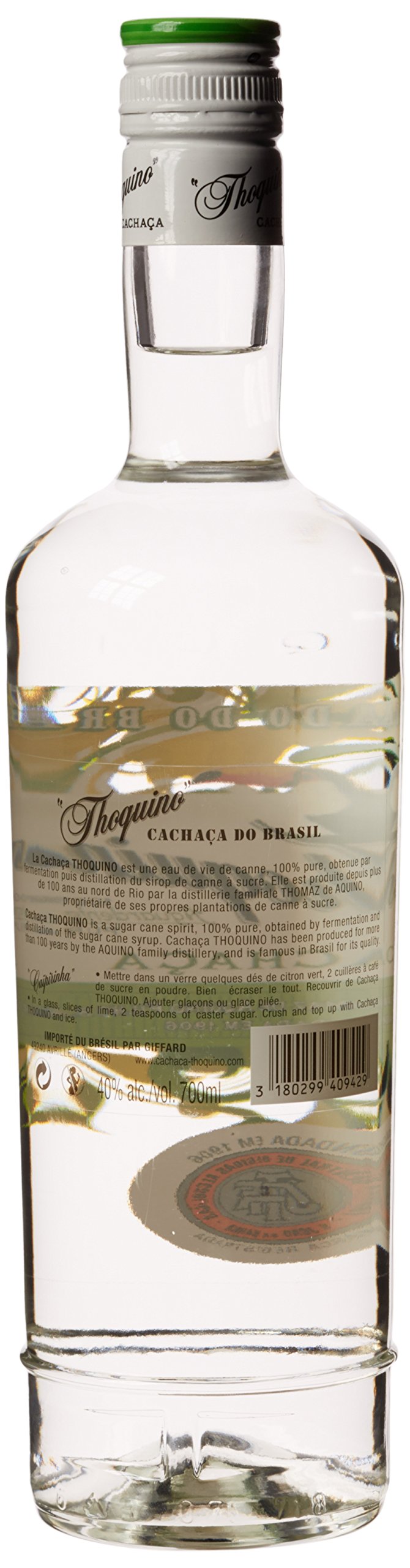 Cachaça Thoquino 700ml
