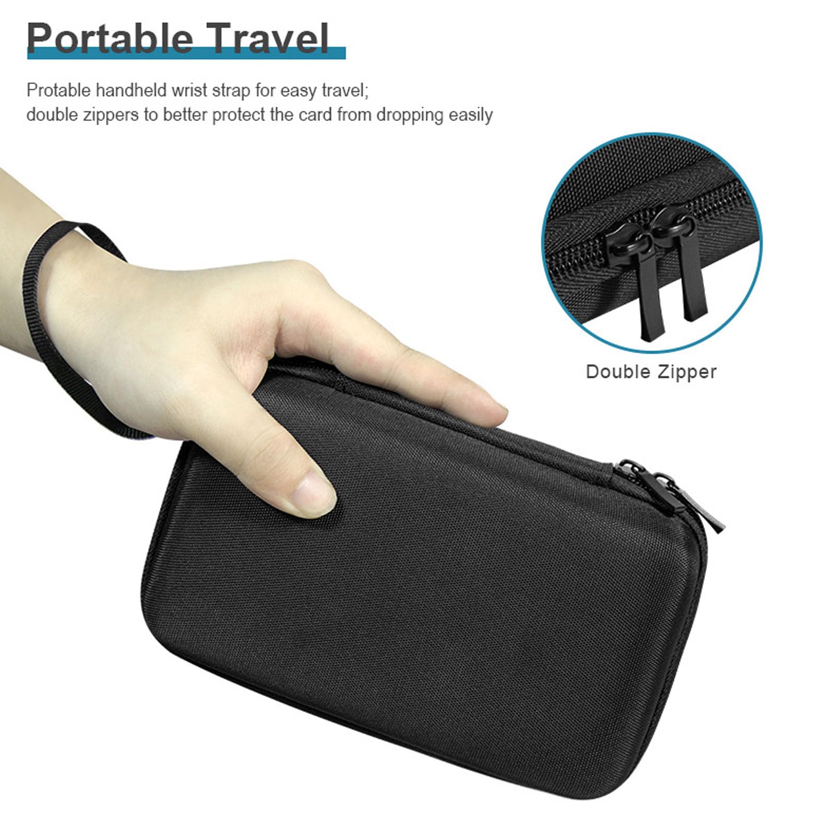 80 Gniazd Etui na Uchwyt na kartridż z Grami EVA Nylon Twarda Skorupa Organizator do Przechowywania na for PS VITA Przenośne Etui na Karty Podróżne z Etui na Karty do