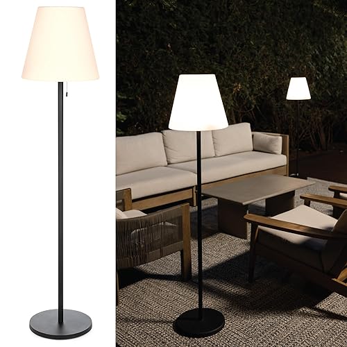 Nocturne Outdoor Solar Floor Lamp with Bluetooth Speaker | 100%