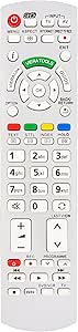 Geeignet für Panasonic Ersatz Fernbedienung für Panasonic N2QAYB000572 ...