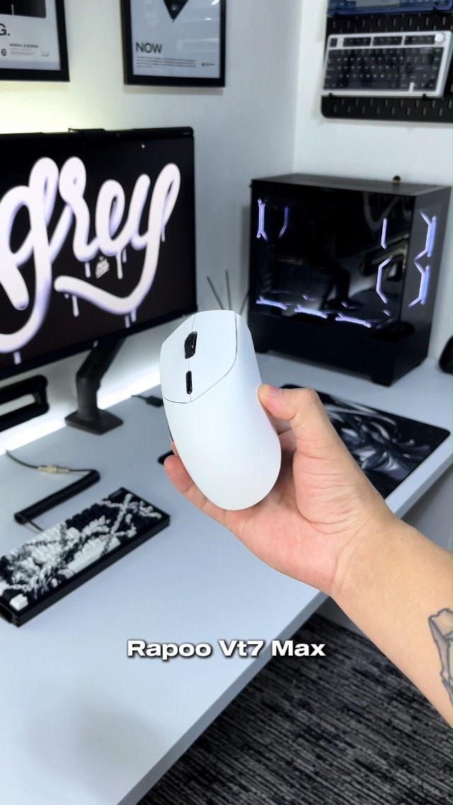 Amazon.com: Rapoo VT7 MAX Wireless Gaming Mouse, True 8K Wireless