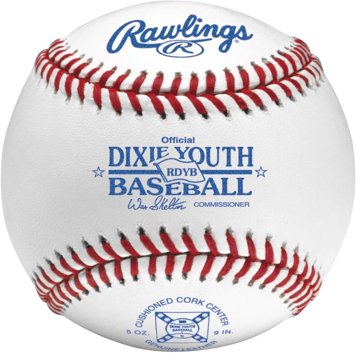 Rawlings | DIXIE YOUTH LEAUGE Baseballs | Tournament Grade | RDYB | Youth/14U | 12 Count