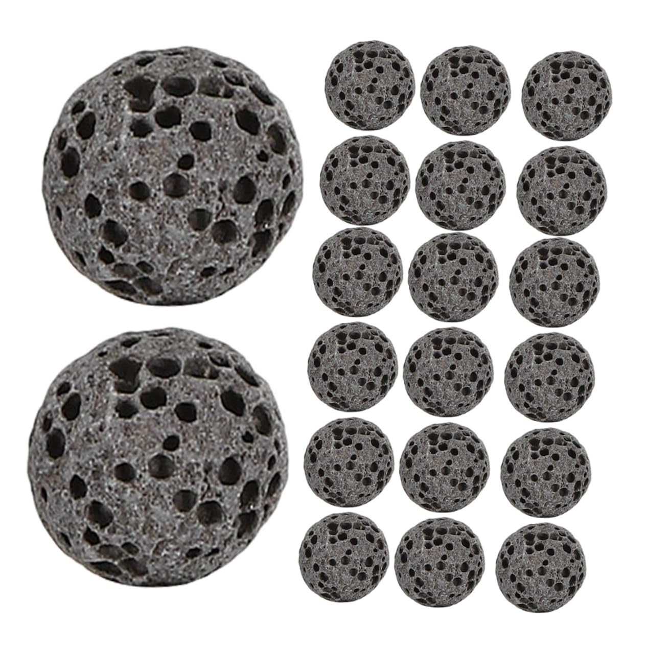 GLEAVI 132piezas Difusor De Aceite Esencial De Volcánica para Aromaterapia Coche Diseño Compacto y Elegante Fácil Instalación CREA Agradable Durante Viajes