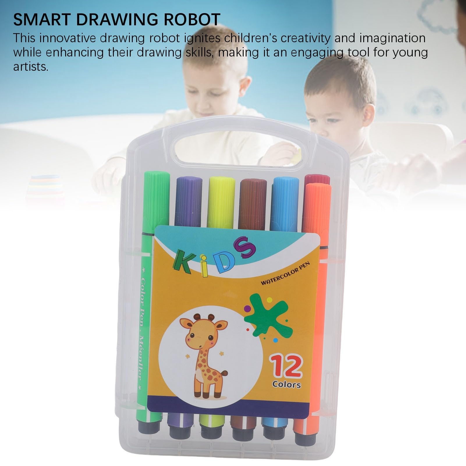 Asixxsix Robot de Dibujo para Niños de 3 a 8 Años, Máquina de Rastreo de Aprendizaje de Dificultad Ajustable con 100 Tarjetas de Palabras, Juguetes Educativos de 2400 MAh, Regalos de Cumpleaños para