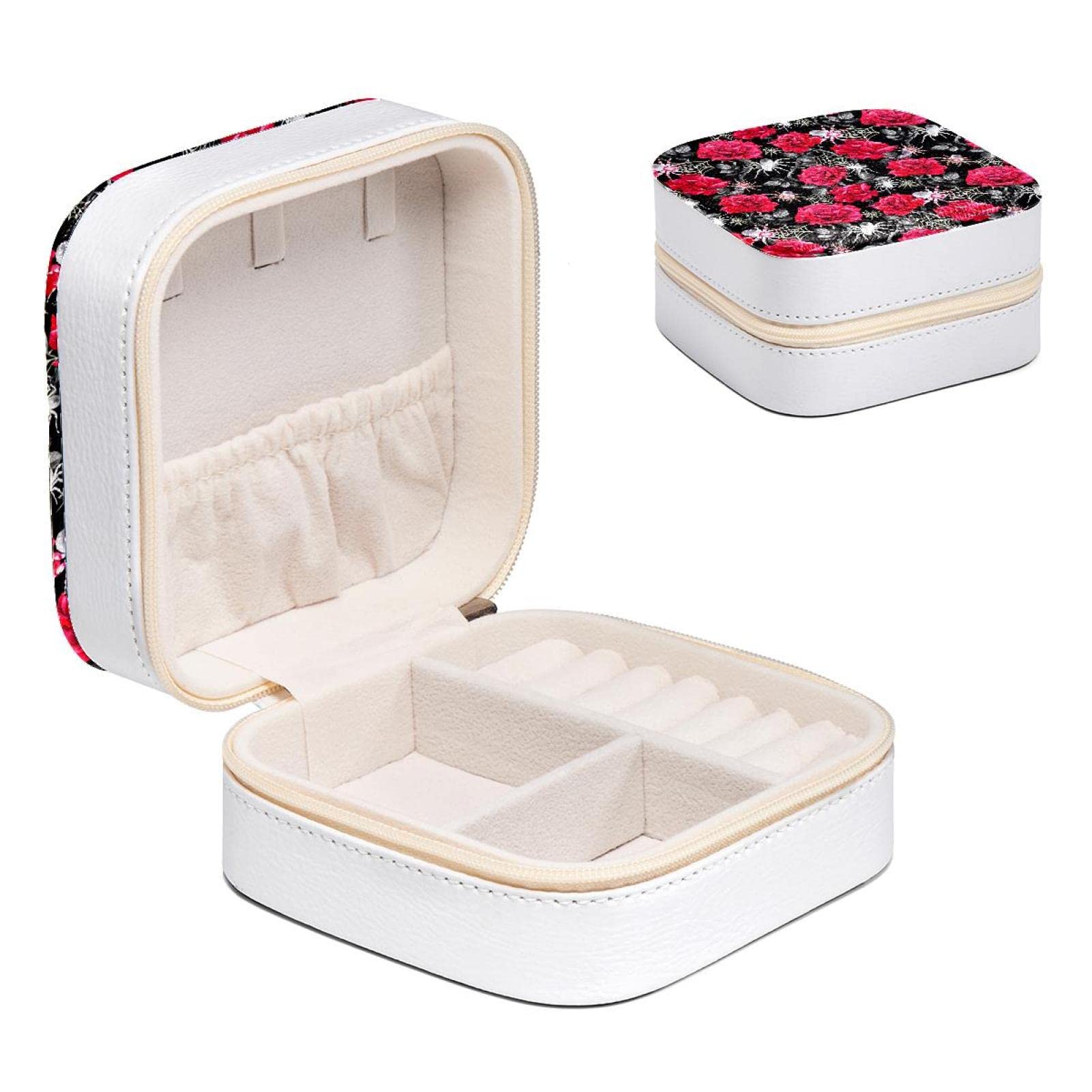 Boîte à bijoux pour fille sur la coiffeuse : l'organisateur compact pour bagues et colliers