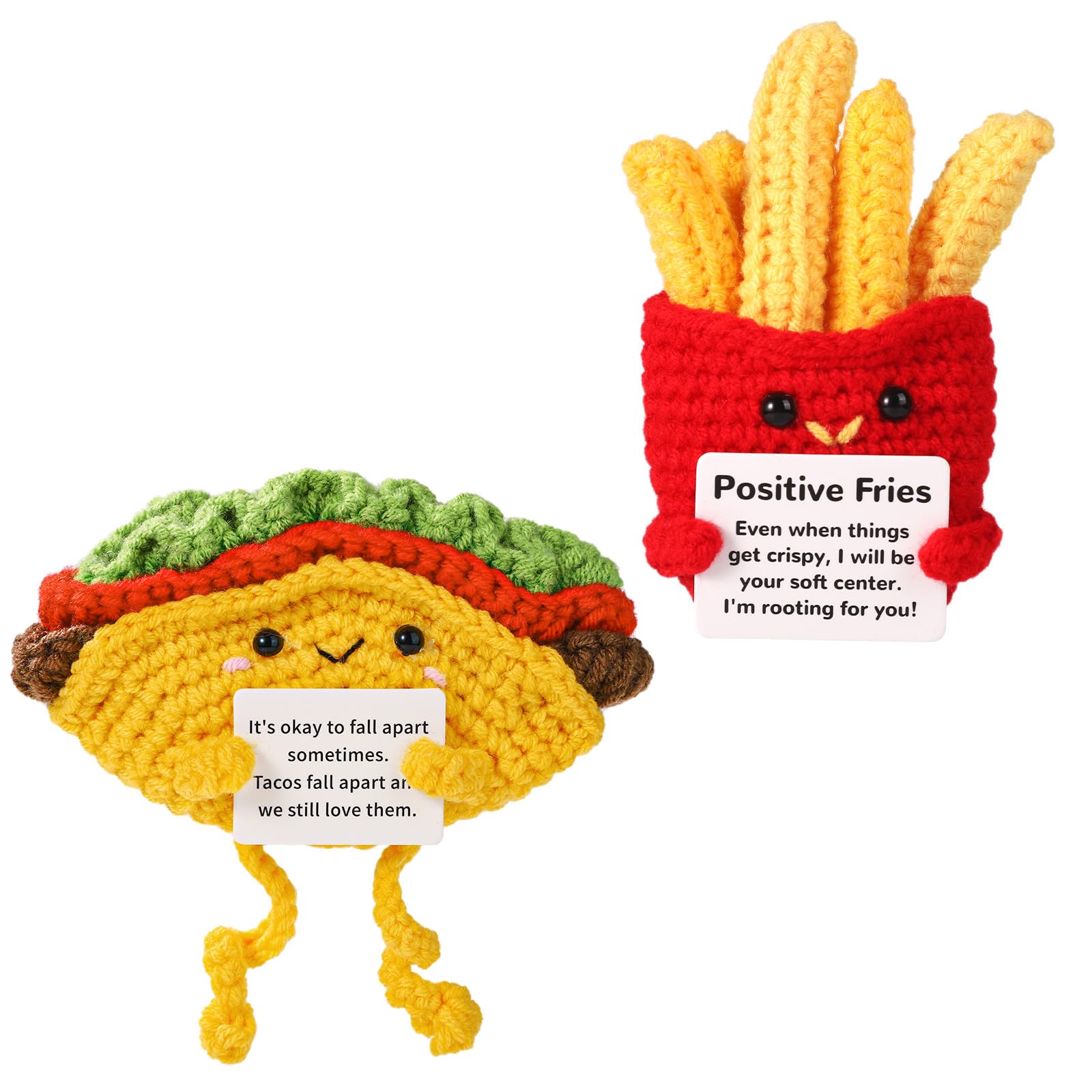 Amazon.com: TOYMIS Positive Crochet French Fries and Taco