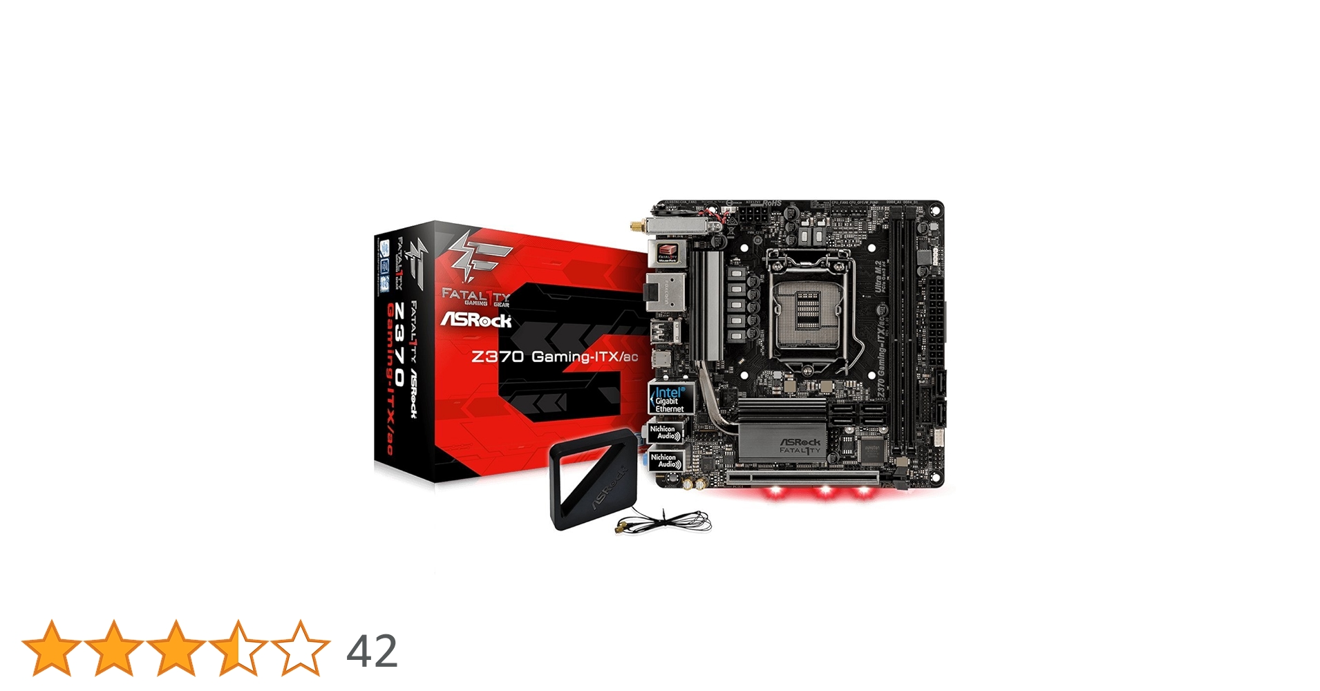 ASRock x370 gaming-itx/ac マザーボード 動作品 X370 Gaming-ITX/ac | ASRock(アスロック) SocketAM4 AMD X370
