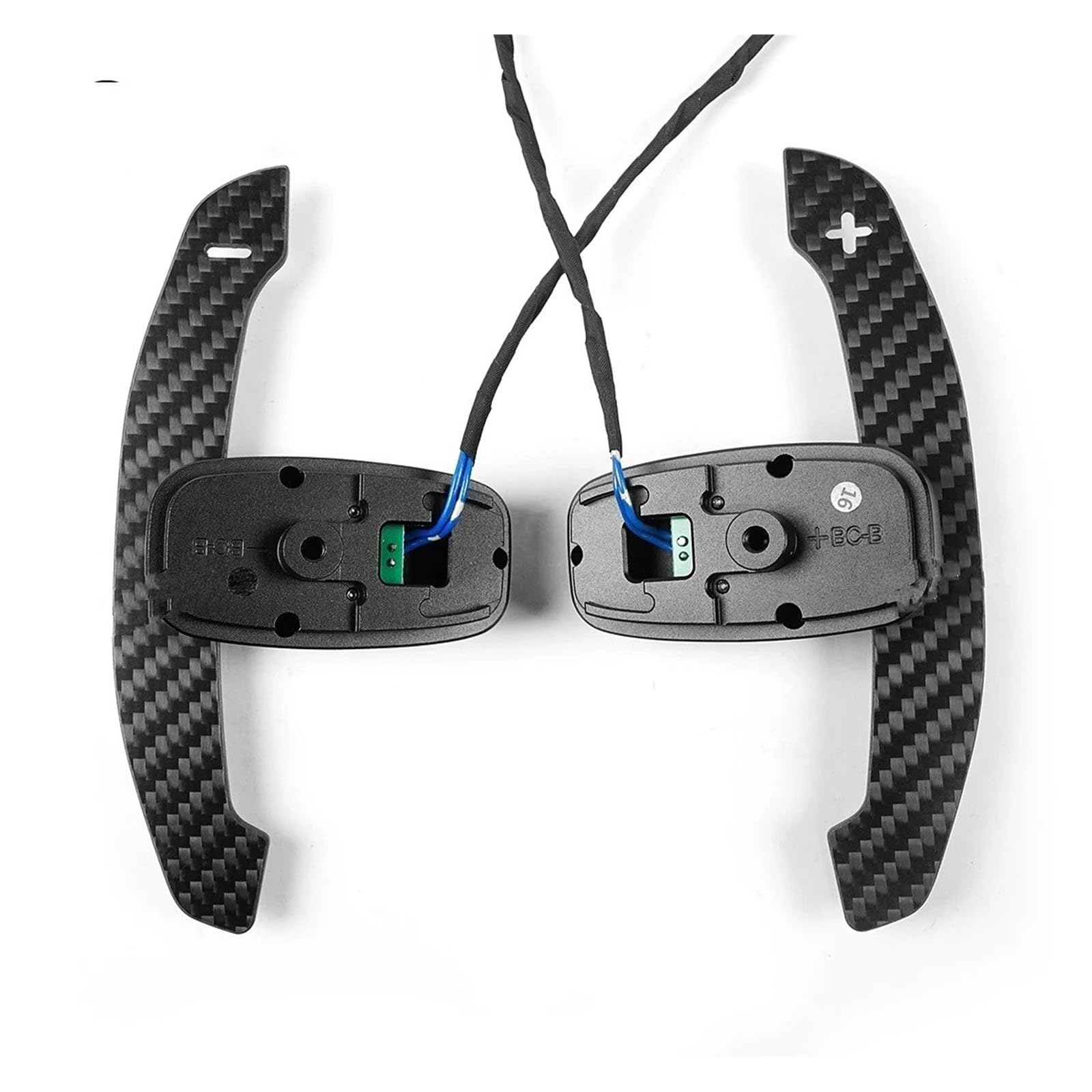 PLMNHSS Car Steering Wheel Shift Paddle Blade for Benz for AMG 2019+ Magnetic Steering Wheel Paddle Shifters Carbon Fiber