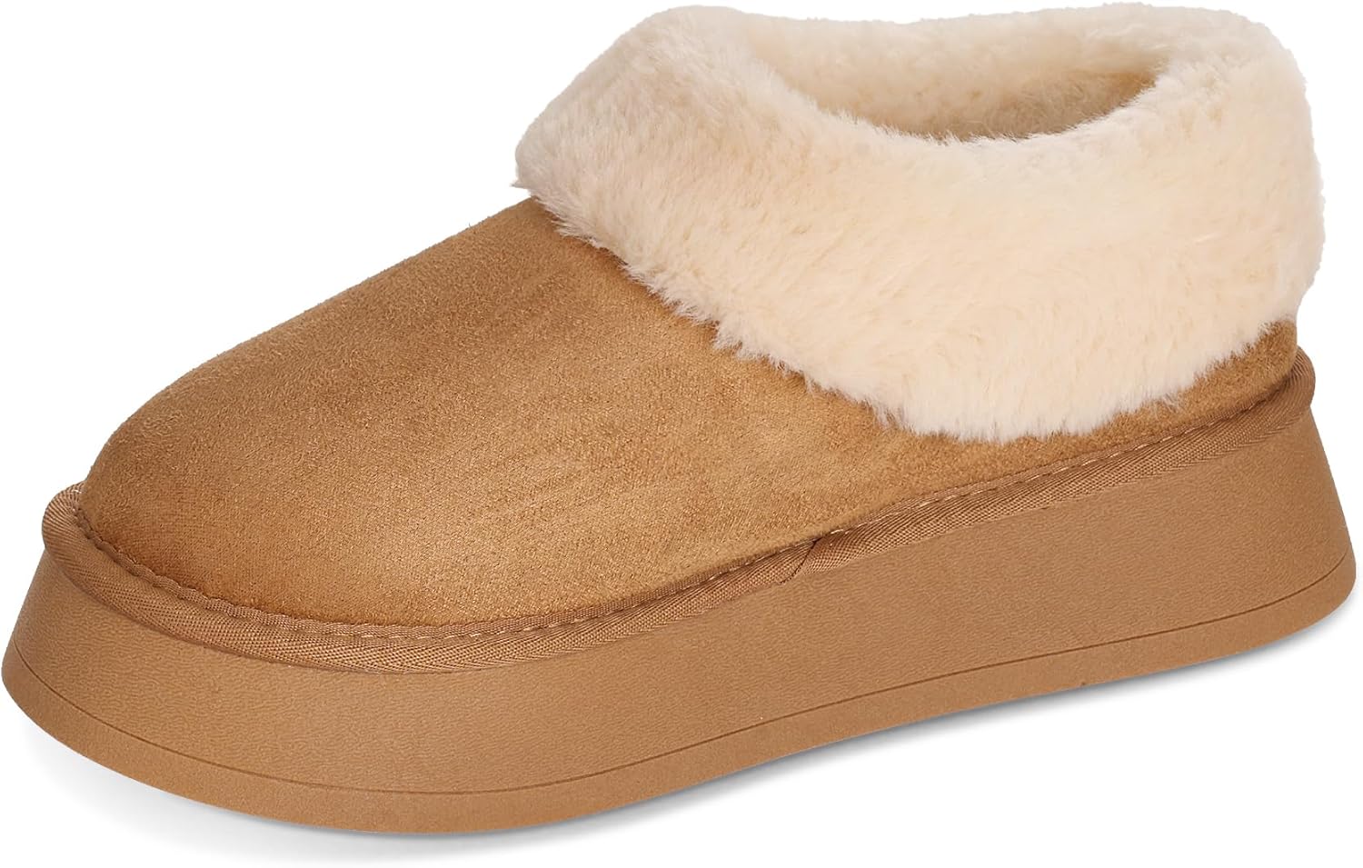 Double Couple Women Platform Boots - Anti-Slip Fur Lined