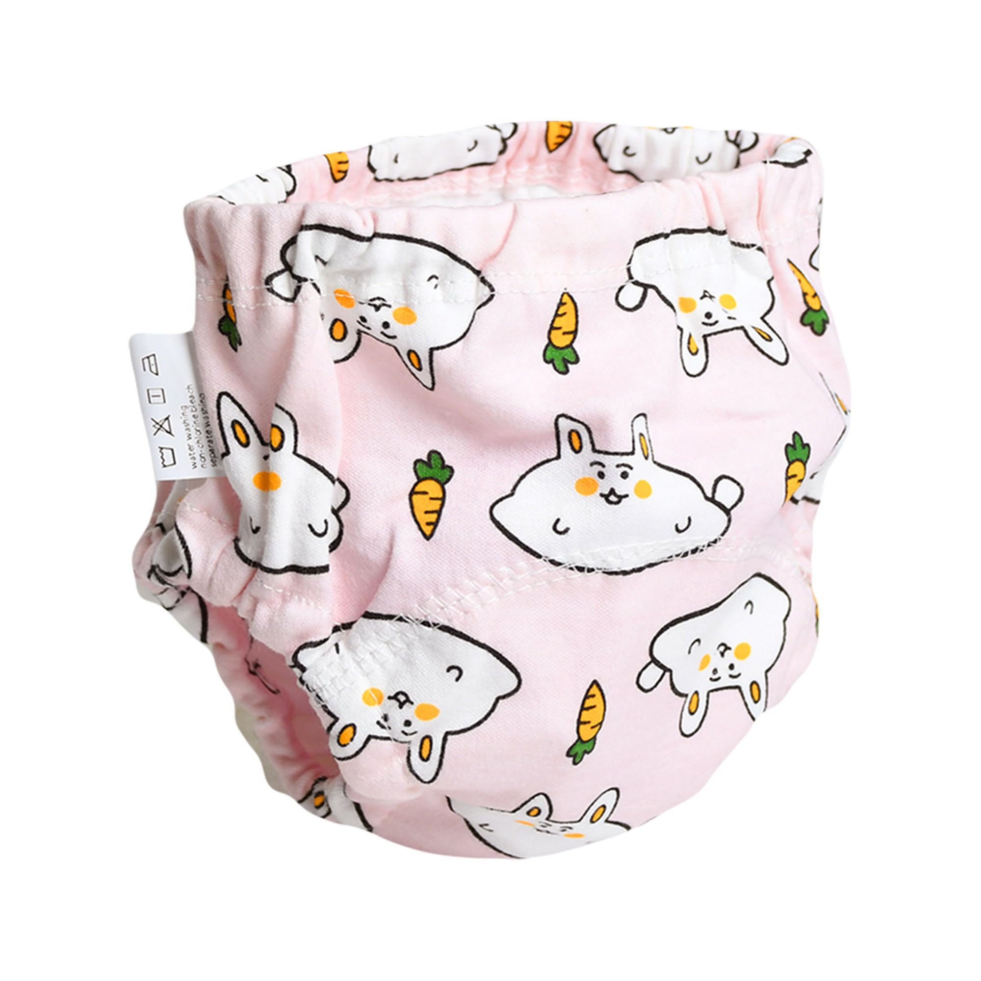 THE LITTLE LOOKERS Potty Training Pants for Babies I Reusable & Waterproof Pull up Underwear | Cloth Diaper for Babies for 6 Months - 12 Months - Pink (Pack of 1)-image-9