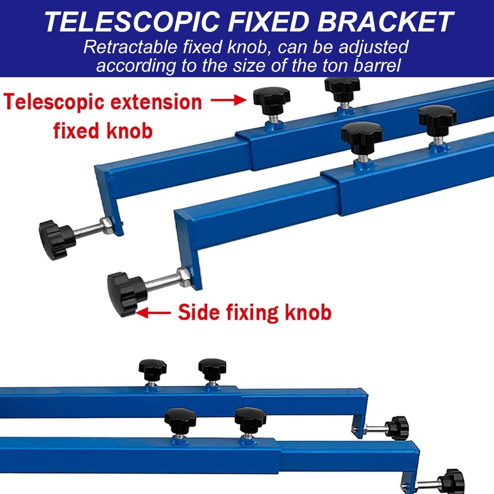 Agitador De Tanque IBC De Velocidad Ajustable, con Impulsor TelescóPico De Engranajes/Tres Palas, para Mezclar Pintura, para Productos QuíMicos Alimentarios Y Recubrimientos,GearImpeller