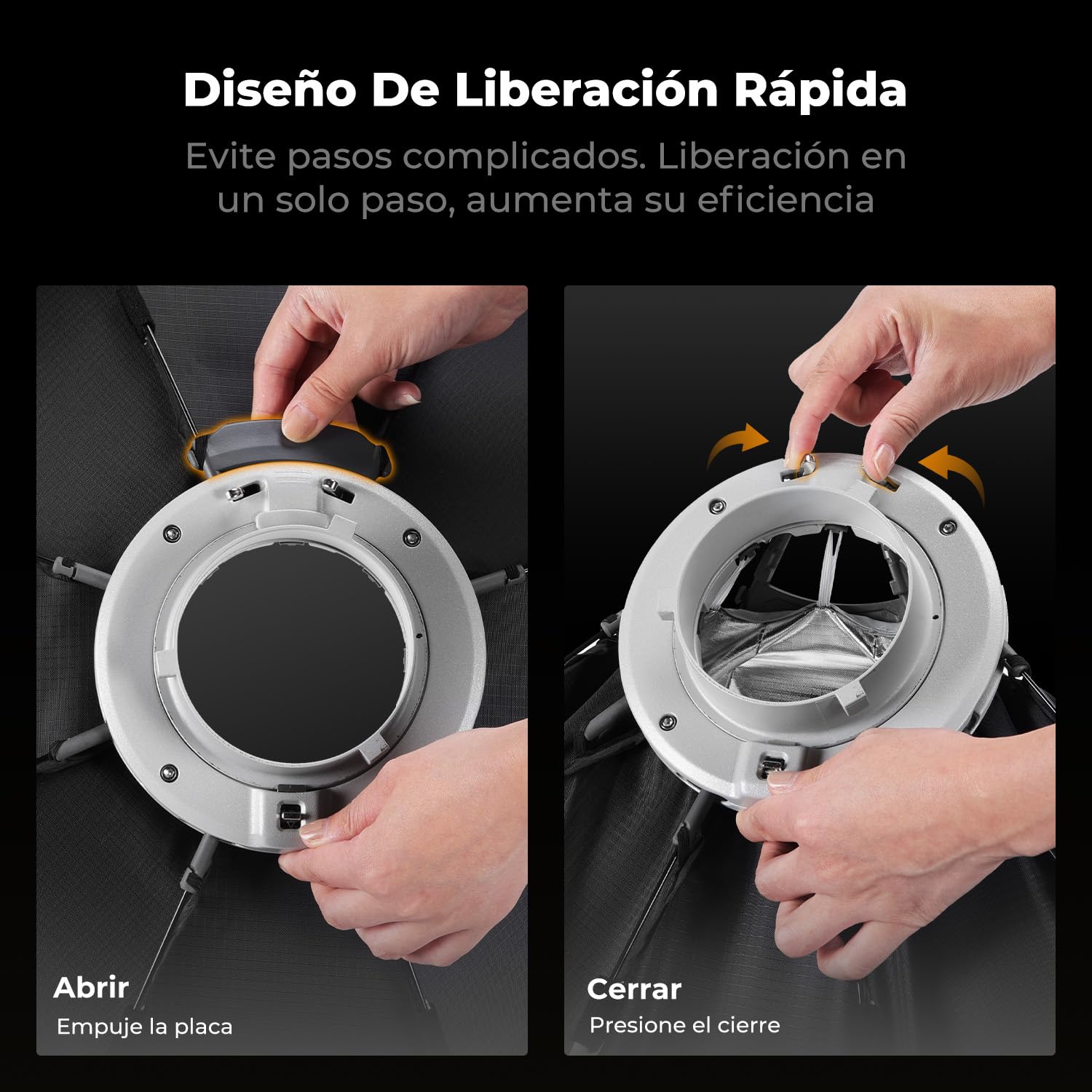 K&F CONCEPT Box de luz Octogonal de Montaje rápido de 90 cm