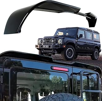 Rear Spoiler Wing | Fits for Ineos Grenadier Accessories F44 2023 2024 2025 2026 Trunk Spoilers for Cars Glossy Black Lip | Effectively Reduces Rear Turbulence and Lowers Air Resistance