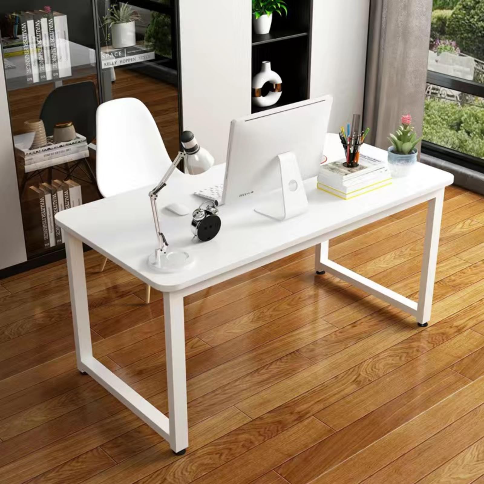 Amazon.co.jp: パソコンデスク長さ100×幅80×高さ74cm 机 PCデスク