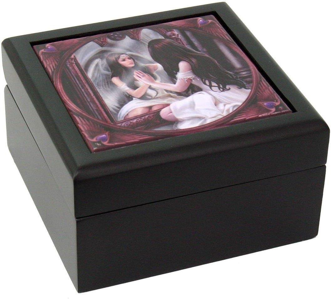 New Ann Stokes Magic mirror Tile Box (Boxen, Truhen und Schränke) von