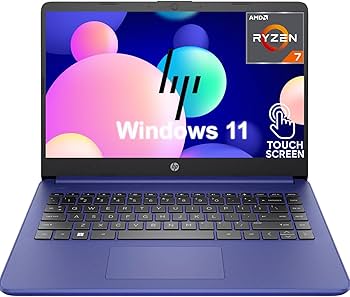 Amazon.com: HP 14 Inch Laptop | Touchscreen | Ryzen 7 5700U, AMD 8