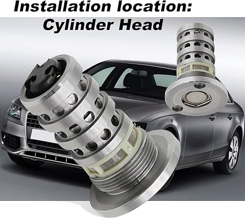 Miniatura 7 de Válvula de control del árbol de levas del motor M20VVT válvula de control de aceite de sincronización variable (VVT) Reemplazo para Audi Volkswagen