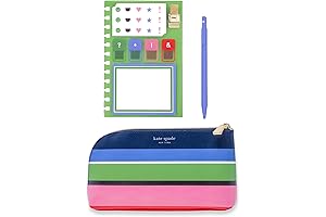 Kate Spade New York Women's Cedar Street Maise - Sunny Day Stripe Printed Pencil Pouch