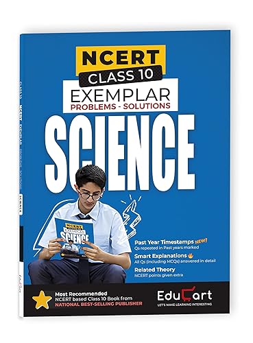 Educart SCIENCE Class 10 NCERT Exemplar Problems Solutions 2024-25 (For 2025 Exam)