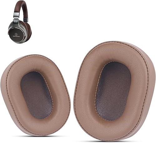 Vista 9 de Almohadillas de repuesto para Audio Technica M50X – Almohadillas de espuma viscoelástica suaves compatibles con ATH M50X M50BT M40X M35 M30