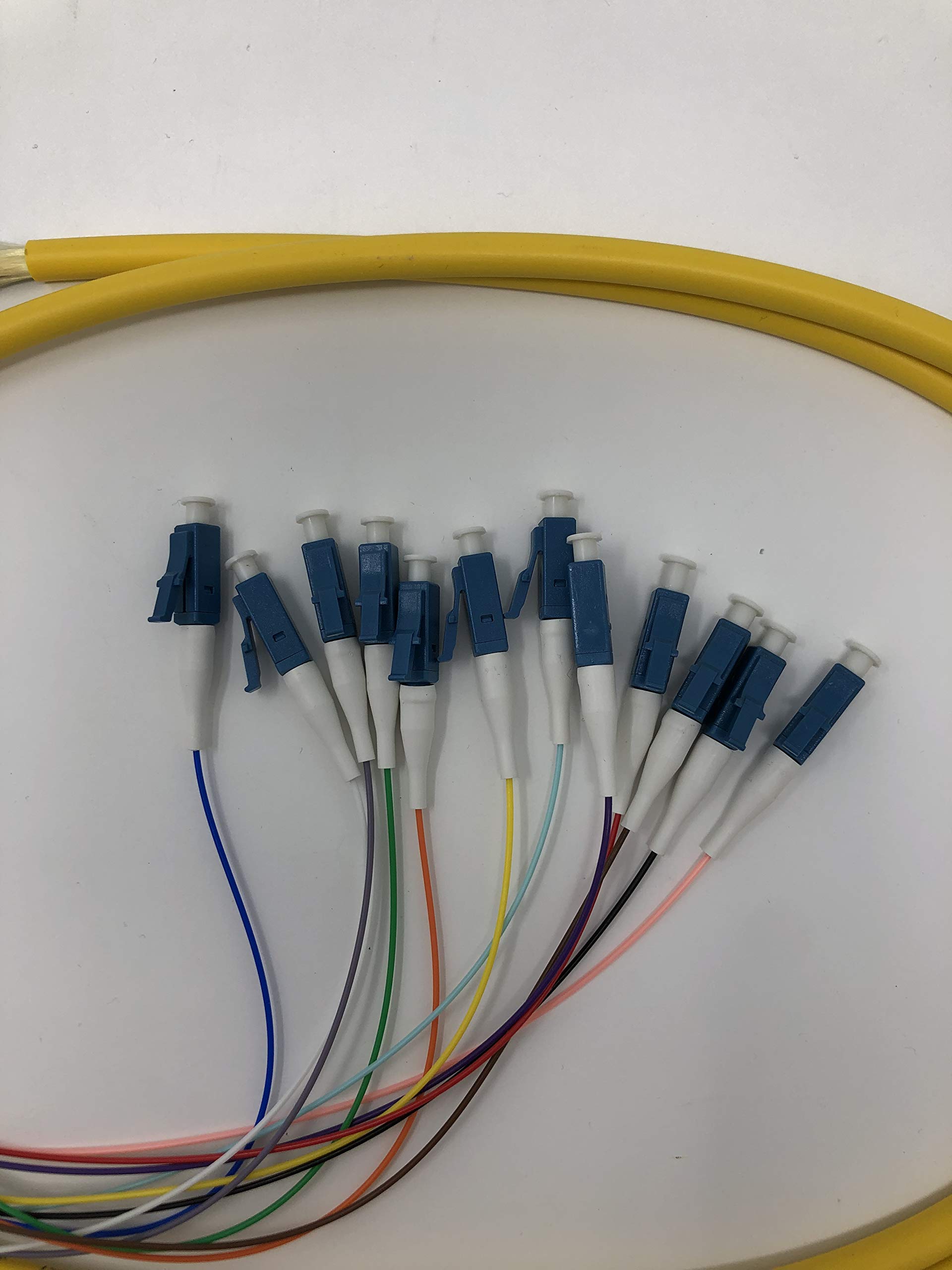 Ultra Spec Cables 12 Strand Singlemode LC-UPC Fibra Pigtail, 3 Metros