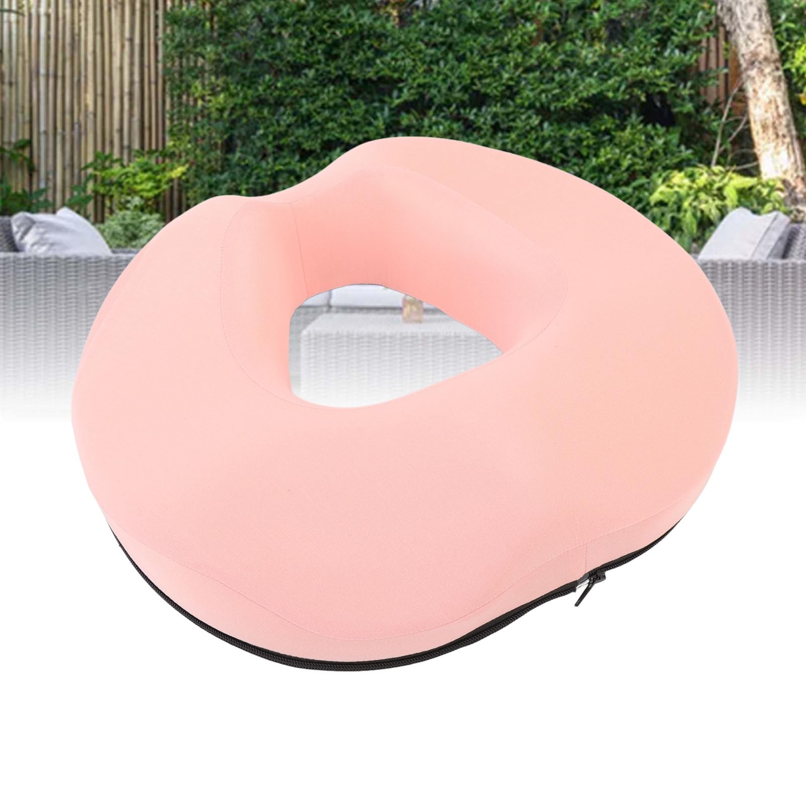Cocoarm Cuscino del Sedile a Ciambella Cuscino del Sedile in Memory Foam per Sedia a Forma di U con Supporto per Rimbalzo Rapido Copertura Lavabile Design Pieghevole per Viaggi in Ufficio Gravidanza