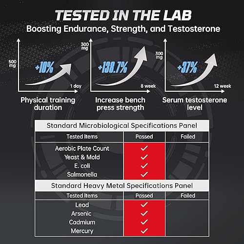 Miniatura 2 de Suplemento de apoyo de testosterona - Complejo de energía y rendimiento a base de hierbas