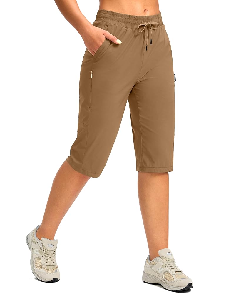 Amazon.com: Women's 15'' Long Shorts Below The Knee Hiking