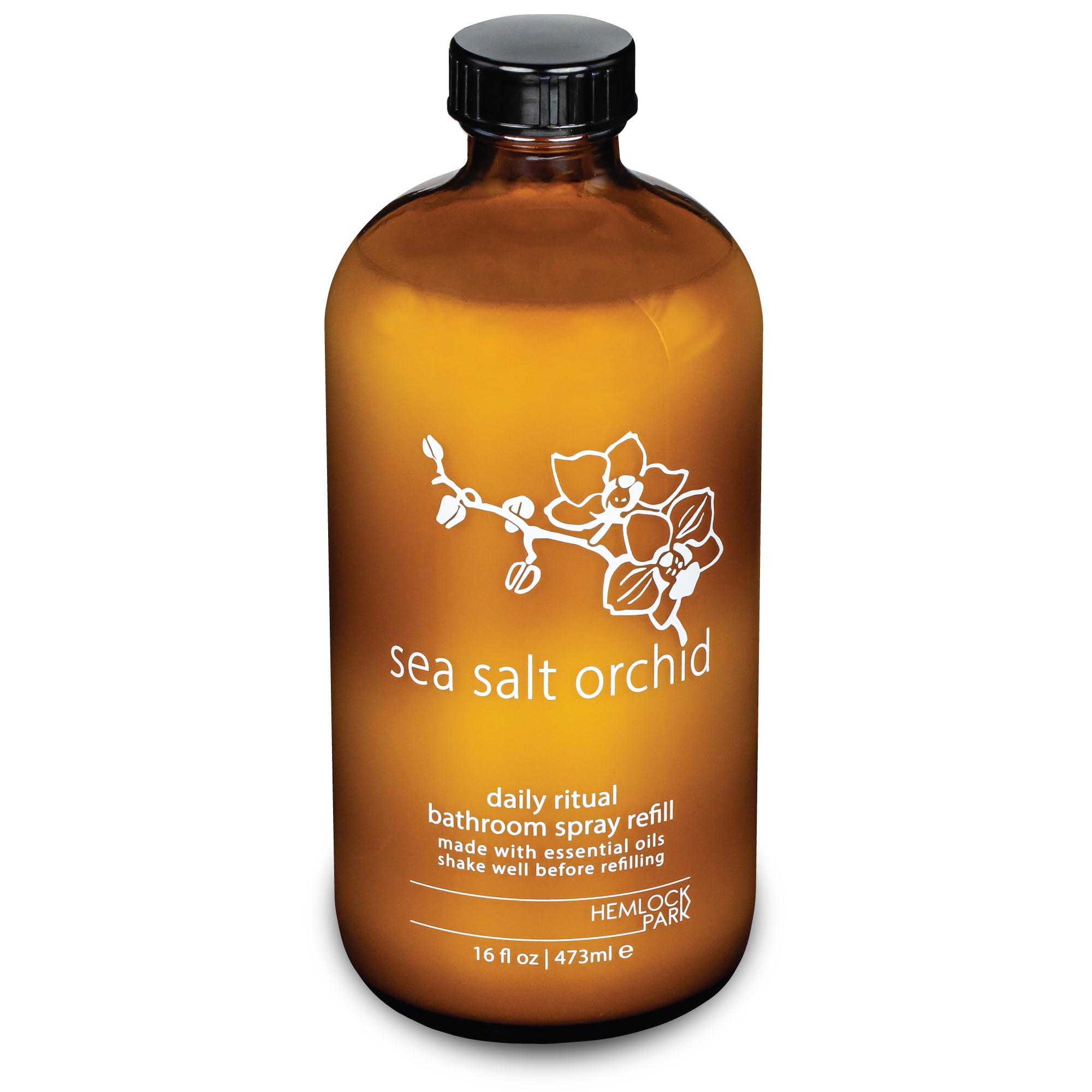 Hemlock Park Room Spray Refill Plant Based Oils Naturally Scent Your Space 16 oz Refill Sea Salt Orchid