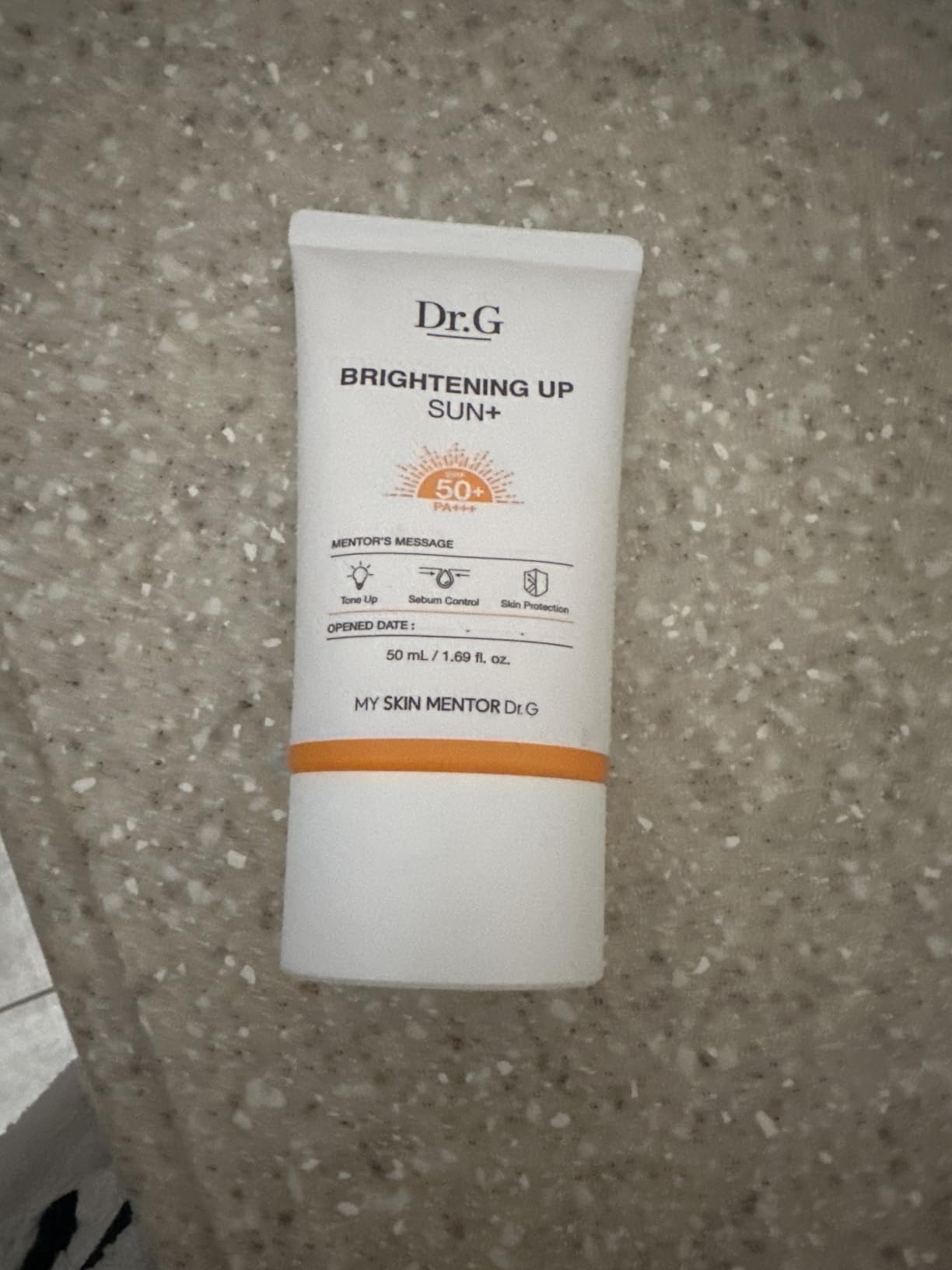Dr.G Dr. G Bright Toning Up Tinted Sunscreen - SPF 45 Broad Spectrum Korean Sunscreen - For All Skin Types - Lightweight, Matte Finish - Sebum Support - Niacinamide & Vitamin C - 1.69 fl oz