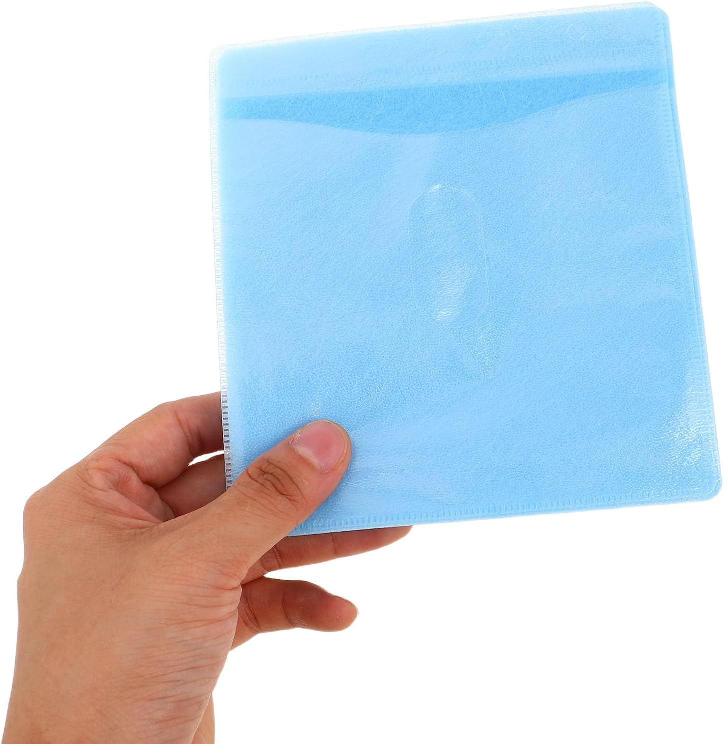 600pcs White Pp CD Storage Sleeves for DVD and Disc Visibility Bags | Lightweight, Versatile Use, Convenient Handling, Commercial Distribution, Office Archiving