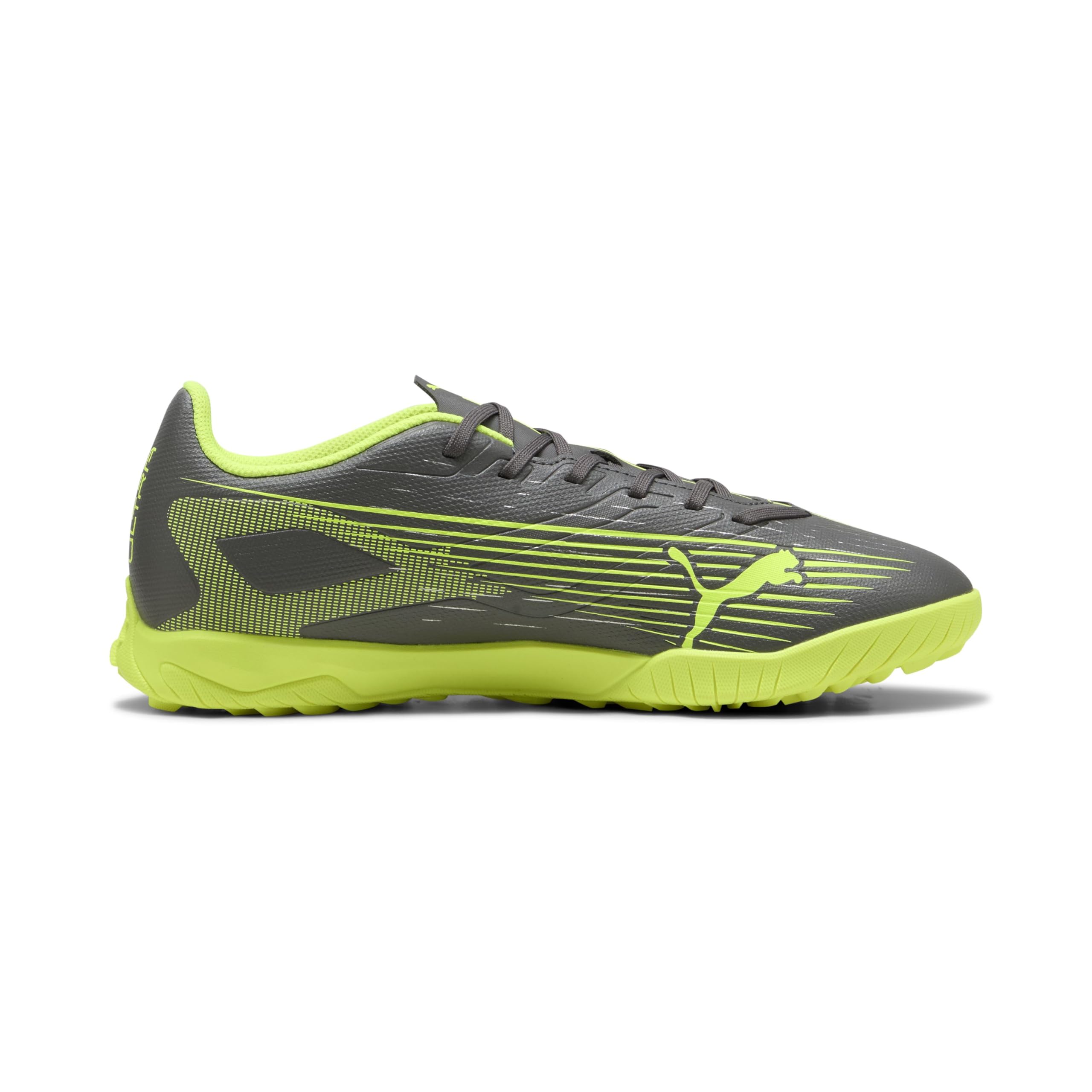 Puma Ultra 5 Play TT, Unisex Fussballschuh, Matte Aged Silver-Yellow ALERT-Puma Aged Silver, – Ansicht 6