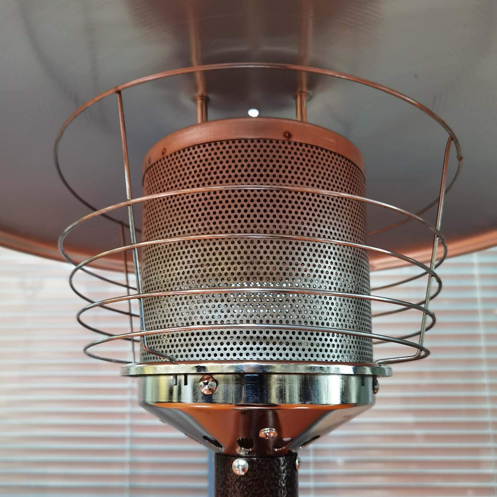 Stufa a gas da tavolo in acciaio inox, a basso consumo energetico, propano o butano, ideale per gazebo, giardino, campeggio, esterni, soluzione di riscaldamento efficiente