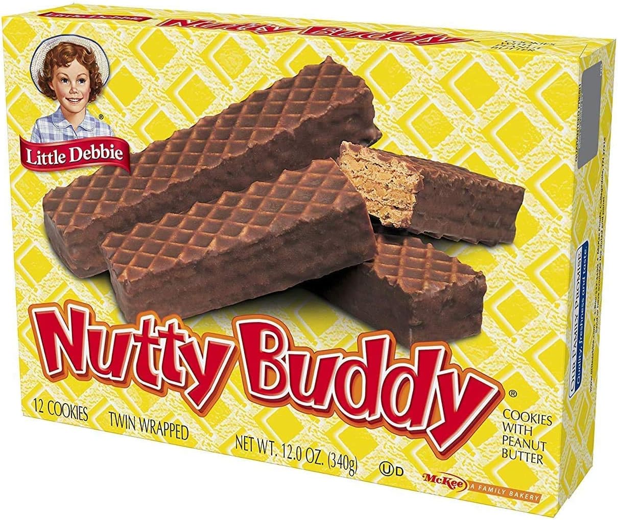 Little Debbie Snack Cakes 2 Regular Size Boxes (Nutty Bars)