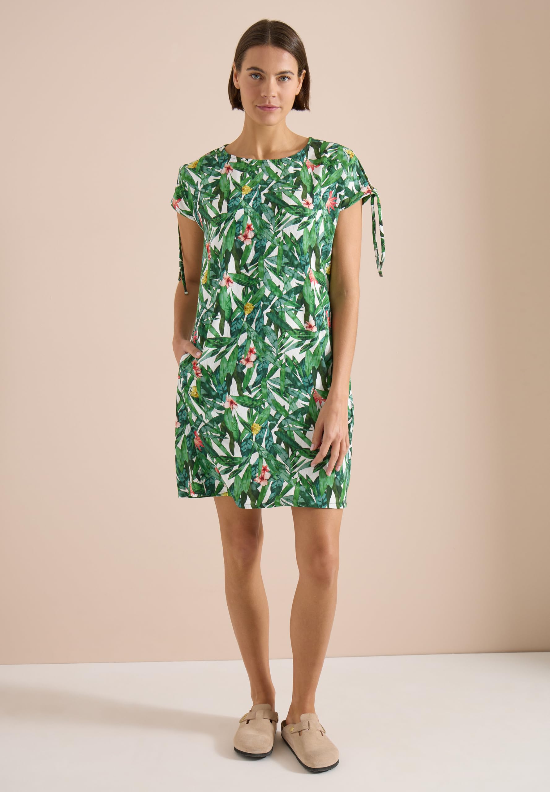 Cecil Knielanges Kleid mit floralem Muster