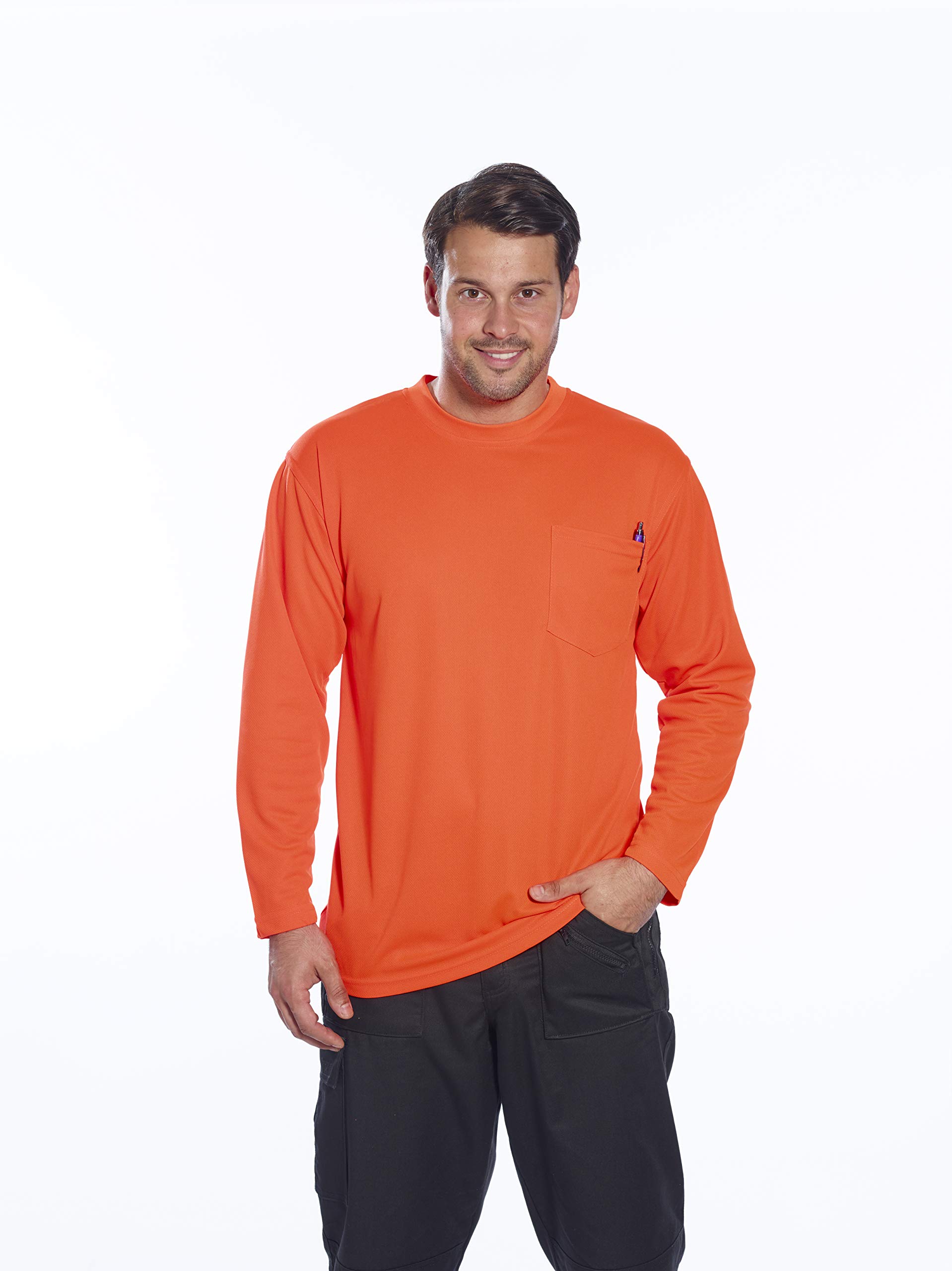 Portwest T-Shirt Manches Longues à Poche Day-Vis